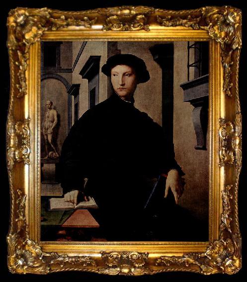 framed  Angelo Bronzino Portrat des Ugolino Martelli., ta009-2